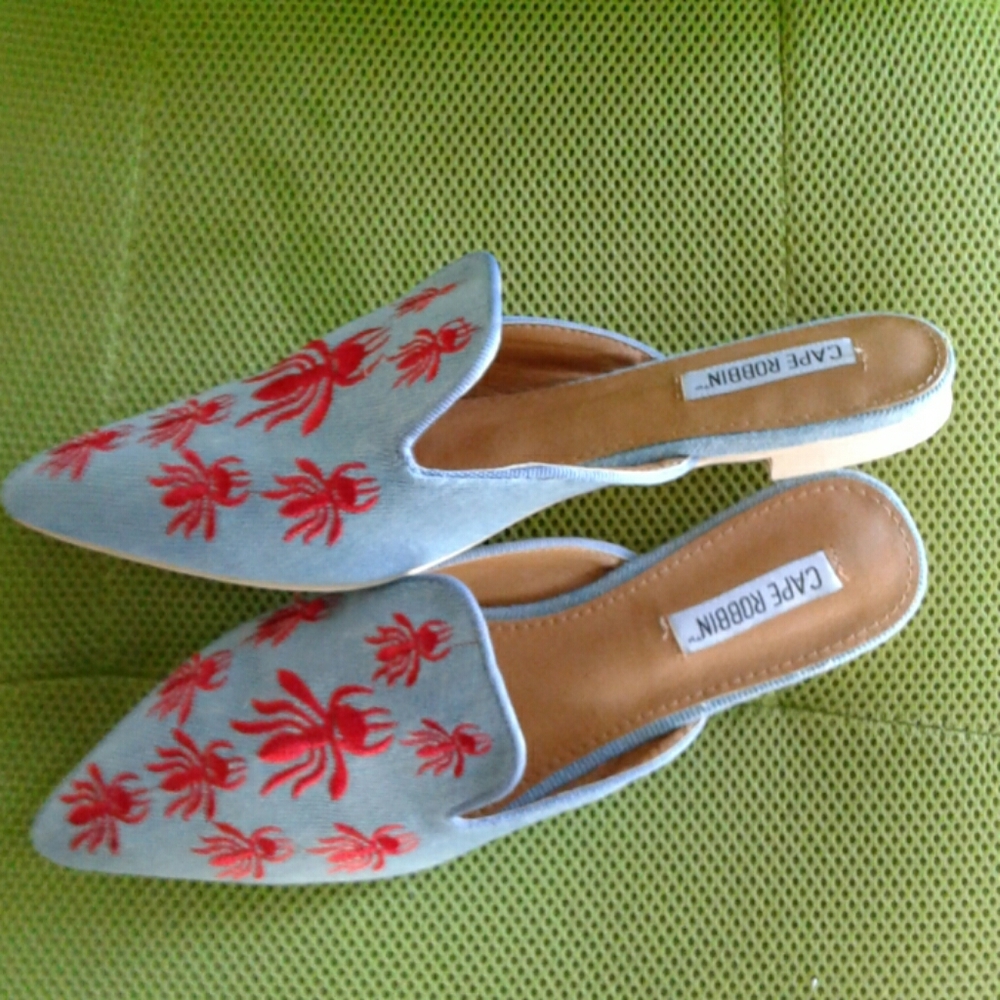 Cape Robbin denim bug shoes